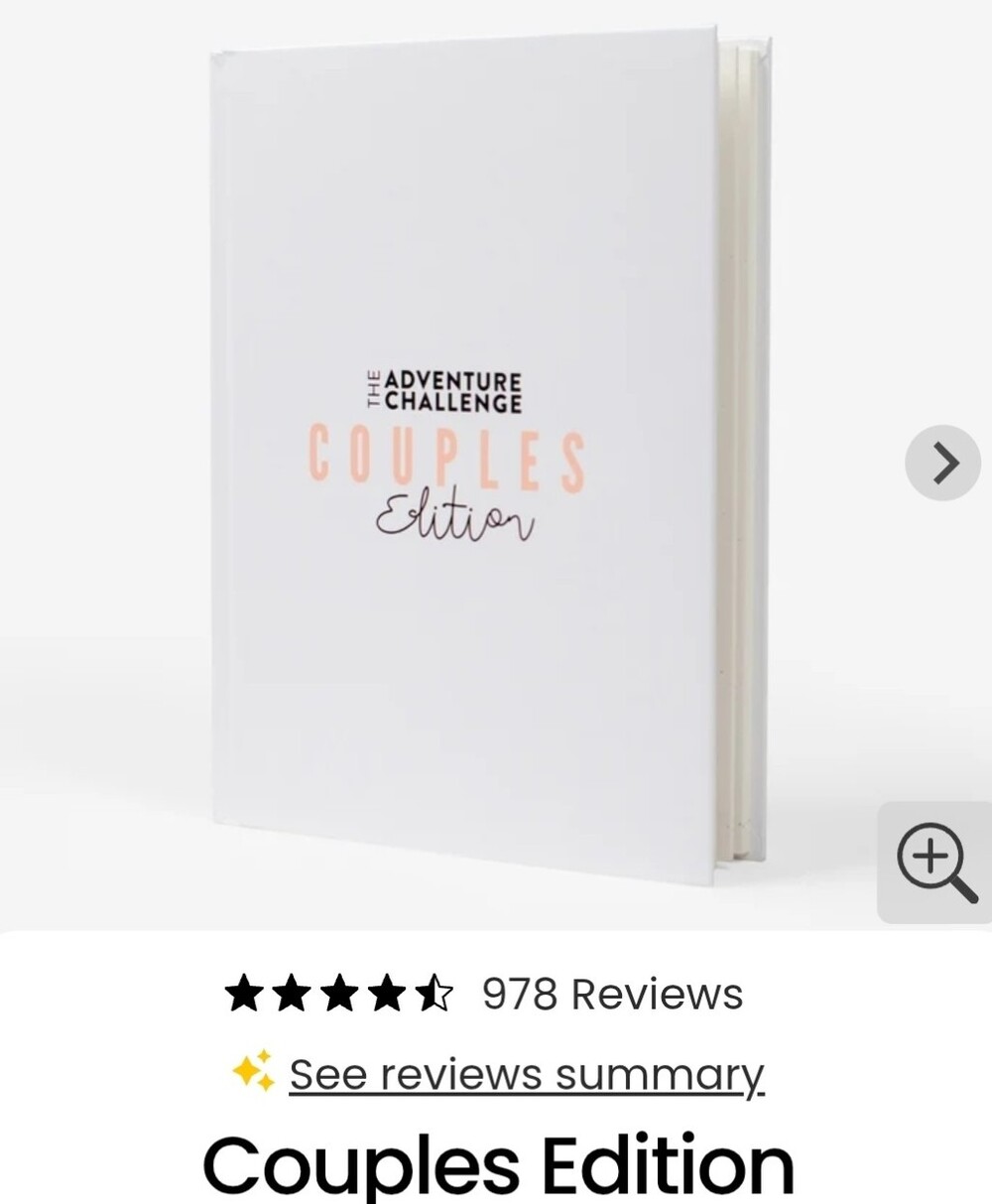 New Adventure Challenge Book - Couples Edition - White